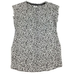 Nicole Miller XL Stretchy Animal Print Sleep Dress PJs Pajamas Nightie